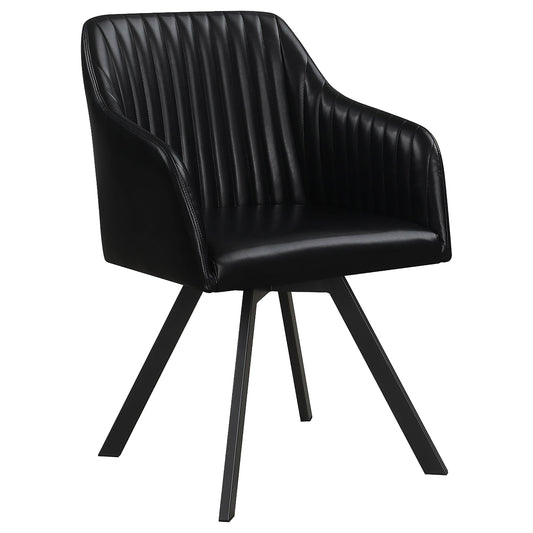 Arika Swivel Dining Arm Chair