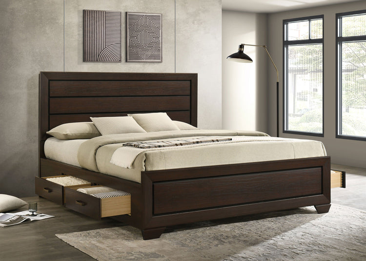 Kauffman Panel Platform Storage Bed
