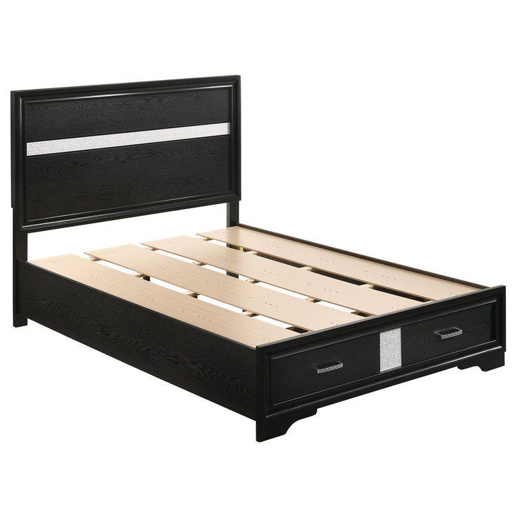 Miranda Panel Platform Storage Bed
