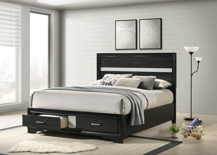 Miranda Panel Platform Storage Bed