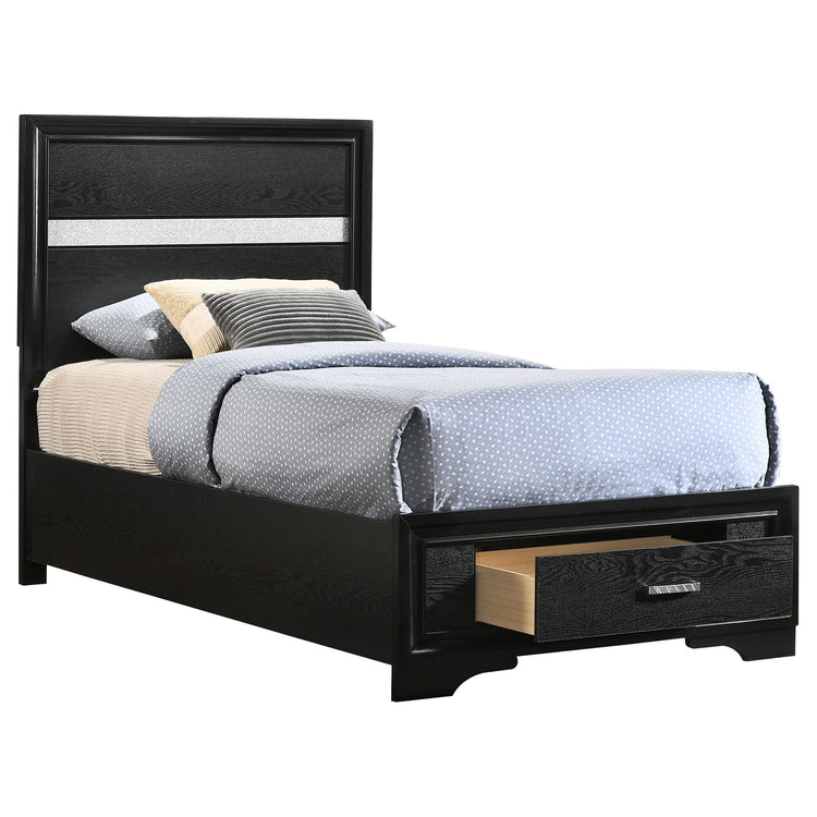 Miranda Panel Platform Storage Bed