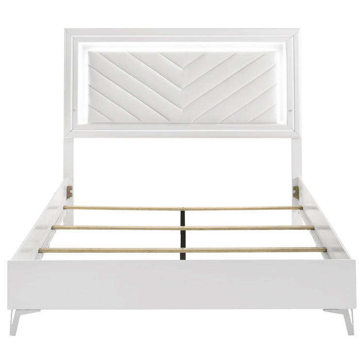 Cassia Panel Bed with LED Lighting