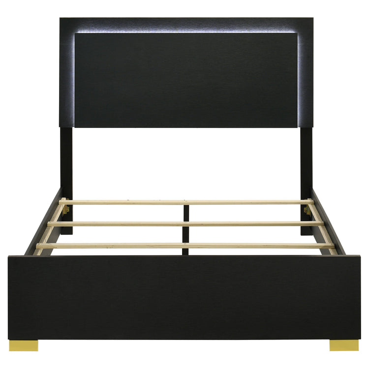 Marceline Panel Bed with LED Lighting