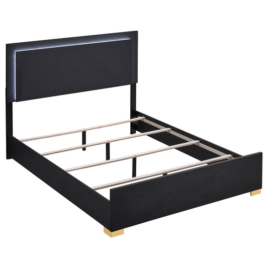 Marceline Panel Bed with LED Lighting