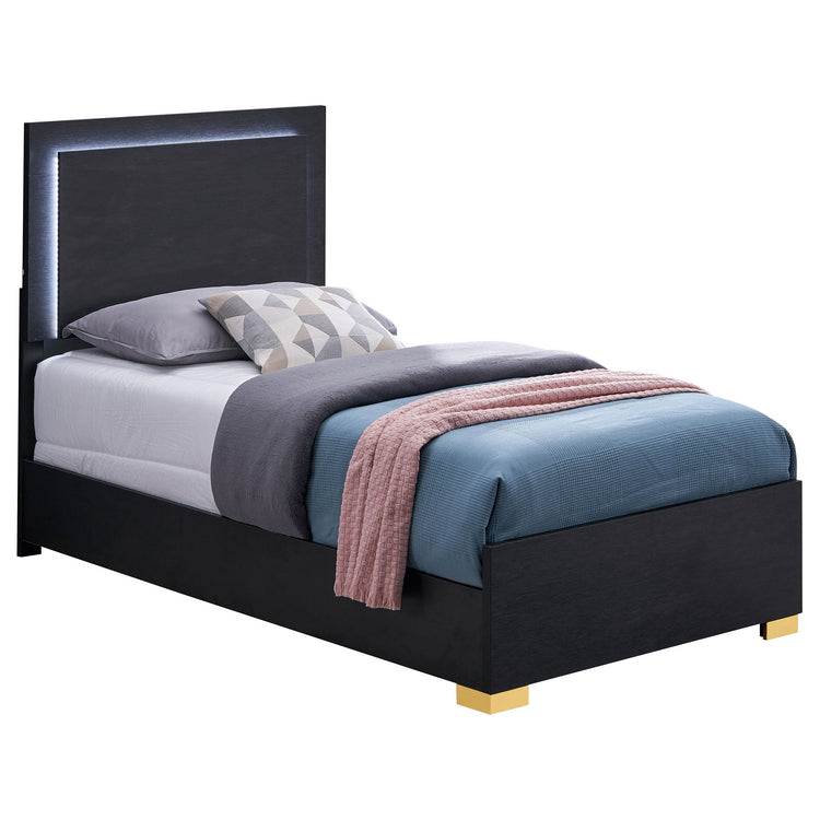 Marceline Panel Bed with LED Lighting