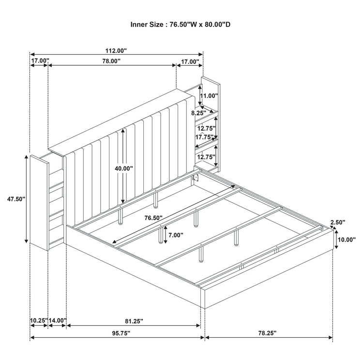 Arielle Bookcase Bed
