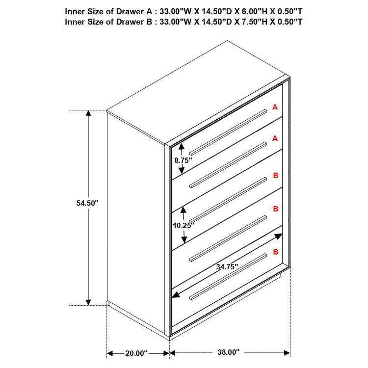 Durango Chest of Drawers