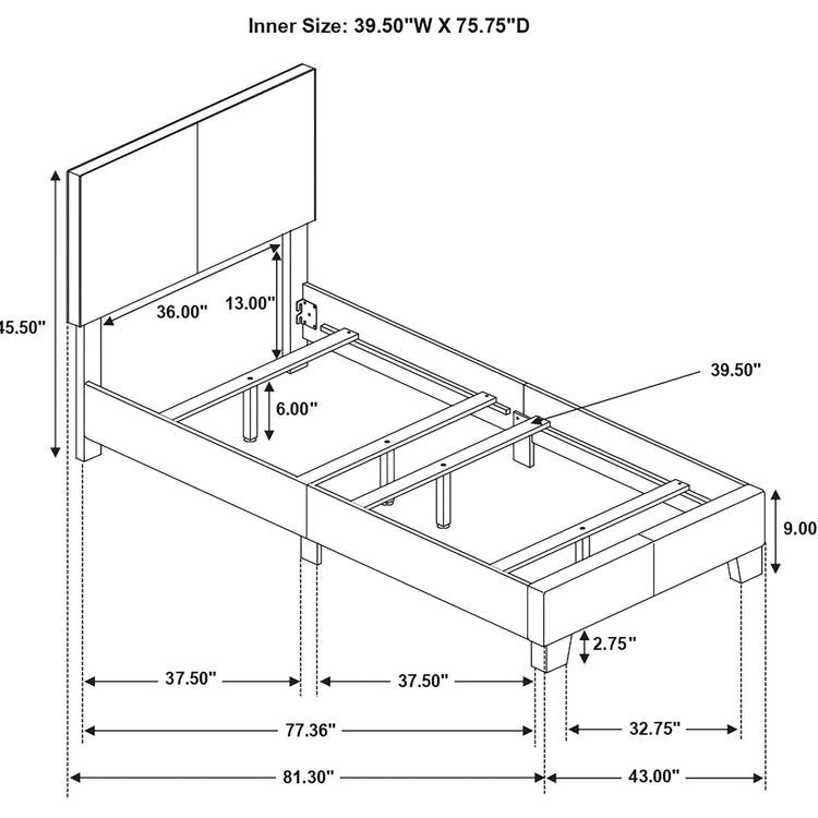 Dorian Panel Bed