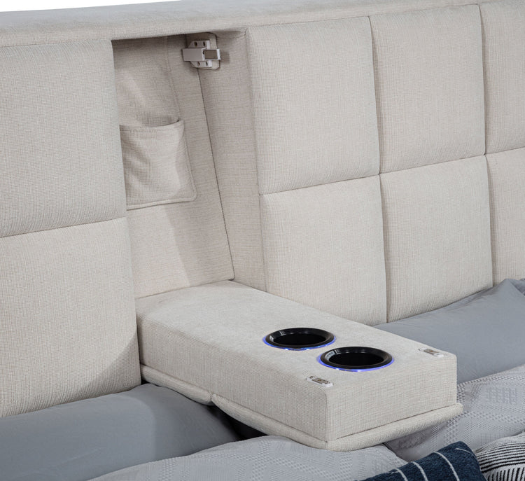 Dreux Panel Platform Bed