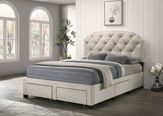 Marianna Panel Platform Storage Bed