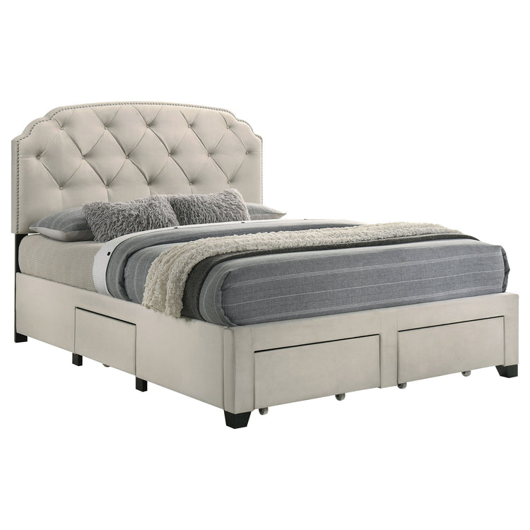 Marianna Panel Platform Storage Bed