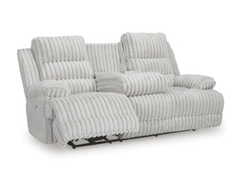 Rhines Falls Power Reclining Sofa with Drop Down Table
