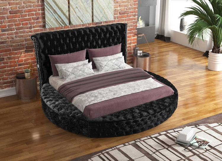 Cape May - Bed, Upholstered, Storage, Crushed Velvet