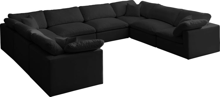 Plush Velvet Standard Cloud Modular Sectional
