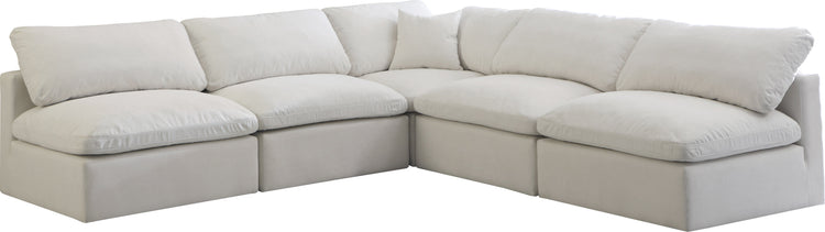 Plush Velvet Standard Cloud Modular Sectional