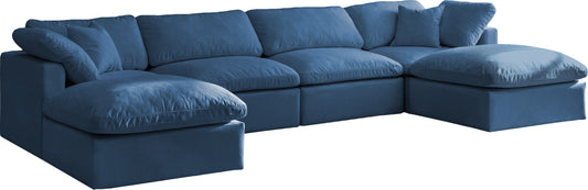 Plush Velvet Standard Cloud Modular Sectional