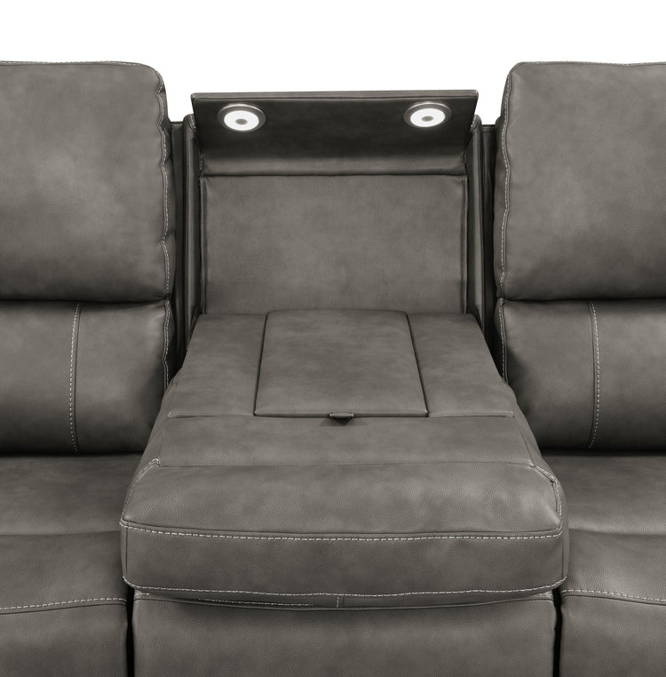 Brickston Triple Power Reclining Sofa Set