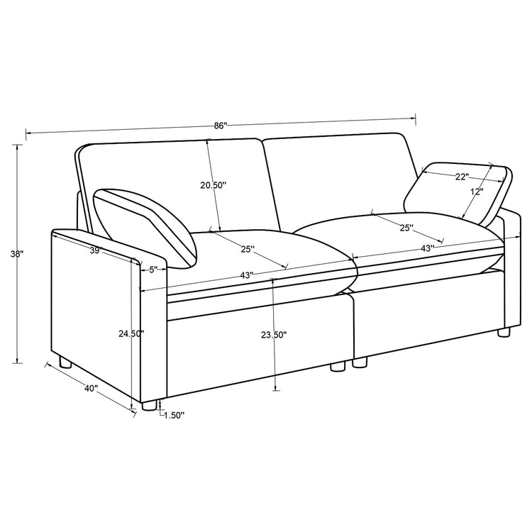 Collins Power Reclining Loveseat