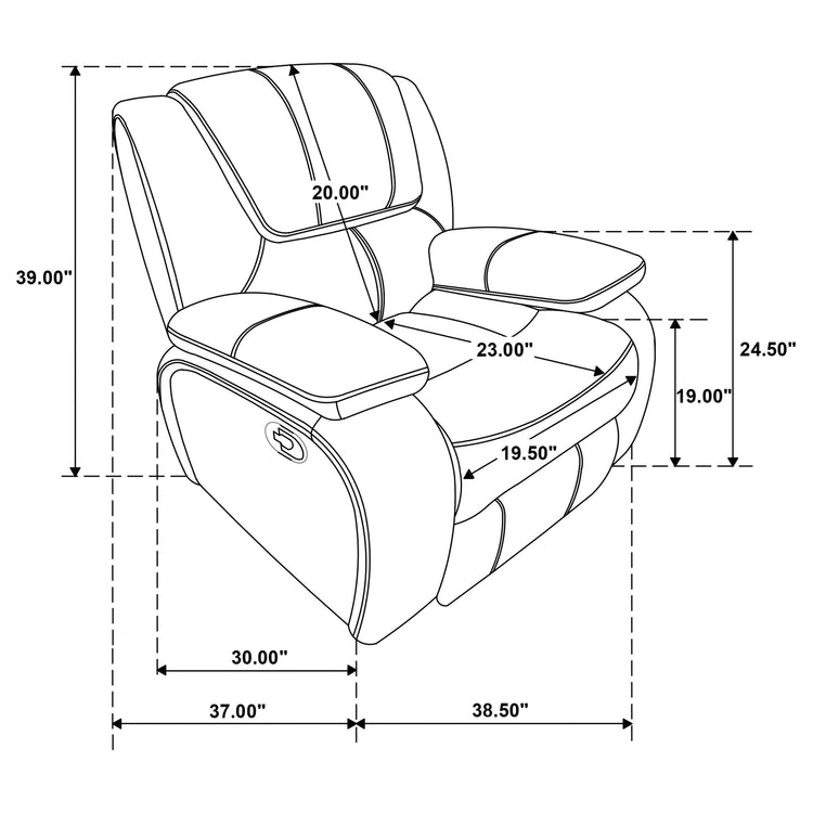 Camila Reclining Sofa Set