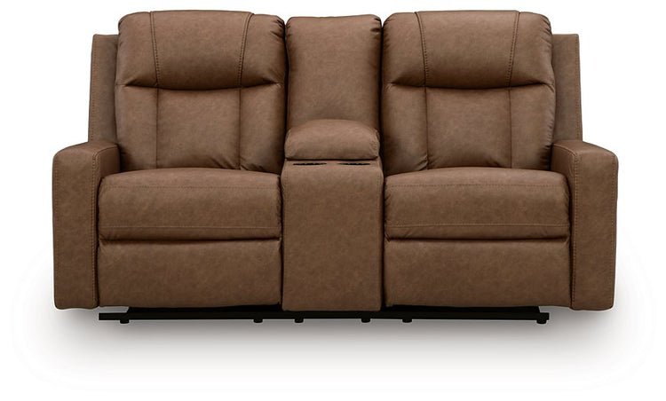 Mackmenville Reclining Loveseat with Console