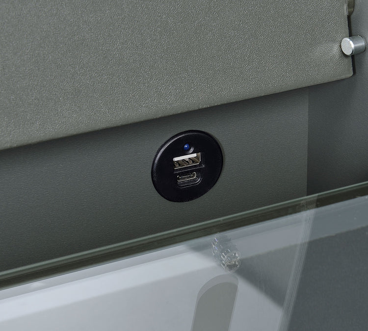 Danbury Makeup Vanity Table with LED Mirror and Stool