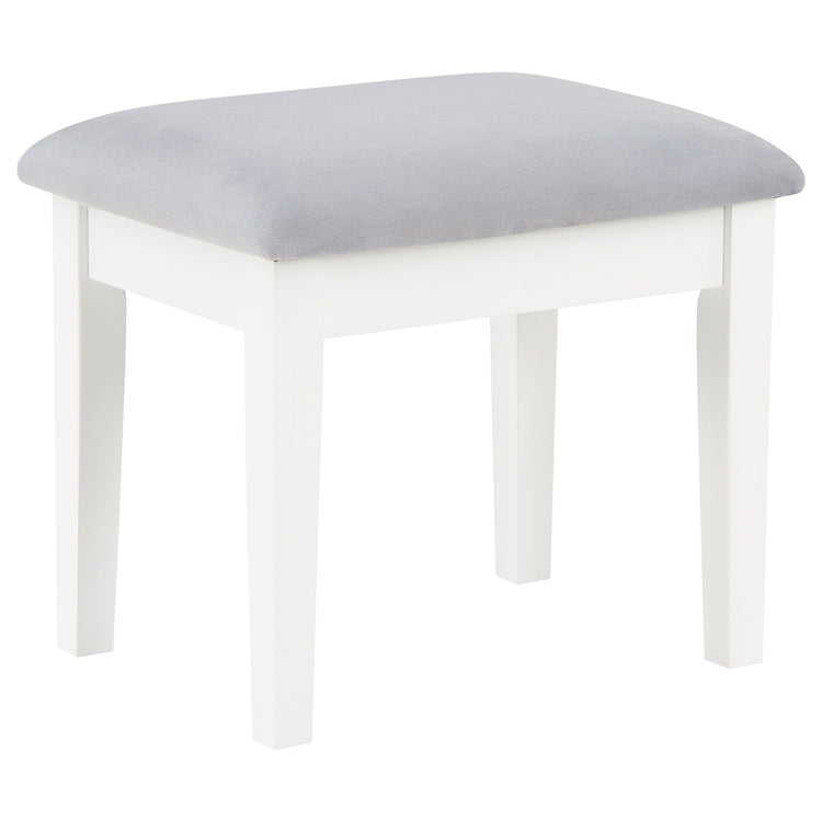 Regina Makeup Vanity Table with LED Mirror and Stool