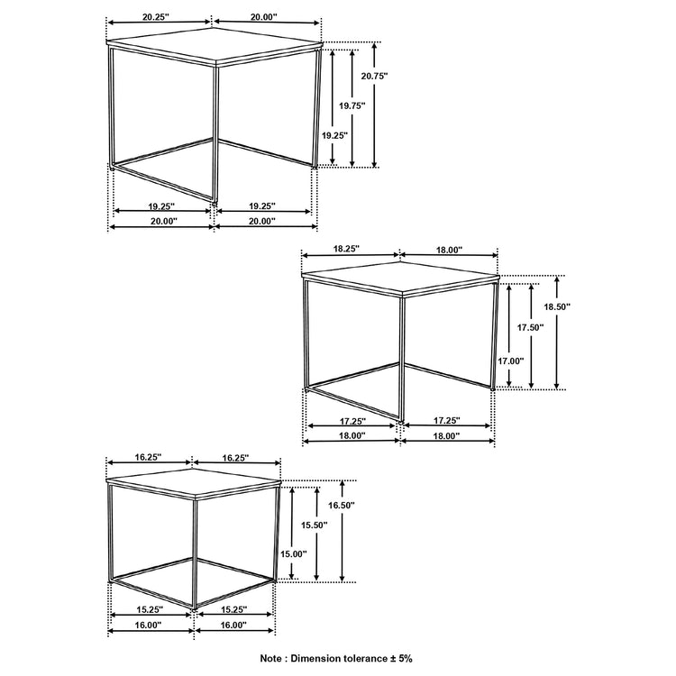 Belcourt Nesting Table Set