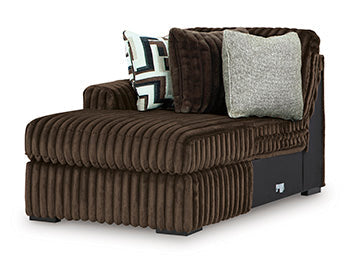 Midnight-Madness Sectional with Chaise