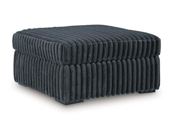 Midnight-Madness Oversized Accent Ottoman