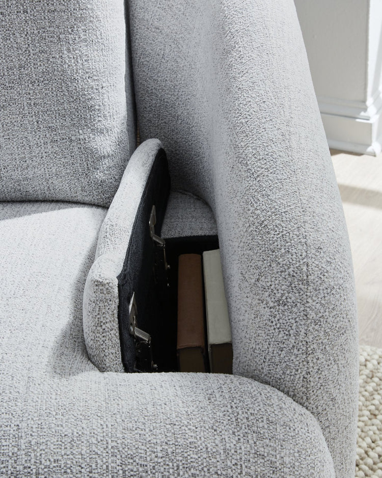 Alainmont Next-Gen Nuvella Swivel Power Recliner