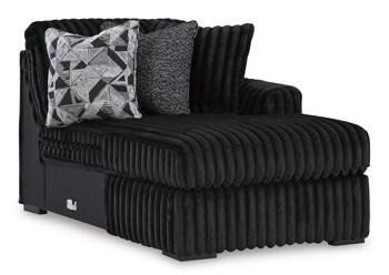 Midnight-Madness Sectional with Chaise
