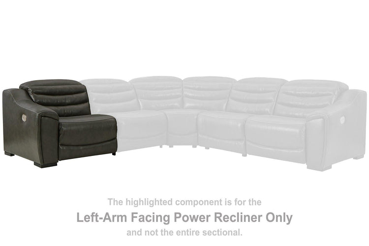 Center Line Power Reclining Sectional Loveseat