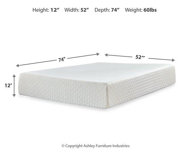 Chime 12 Inch Memory Foam Mattress in a Box