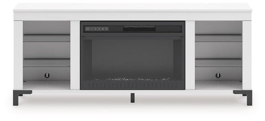Brollevi 60" TV Stand with Electric Fireplace