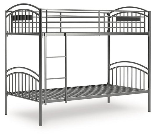 Lanceburg Bunk Bed with Ladder