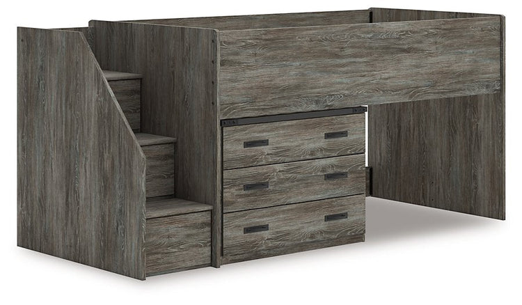 Frandern Loft Bed with Drawer Storage