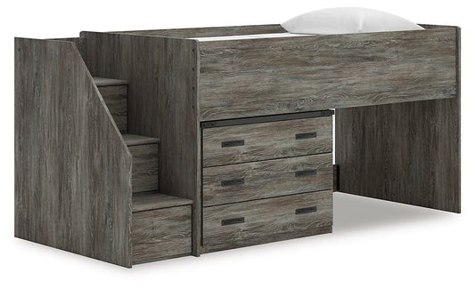 Frandern Loft Bed with Drawer Storage