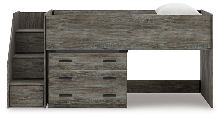 Frandern Loft Bed with Drawer Storage