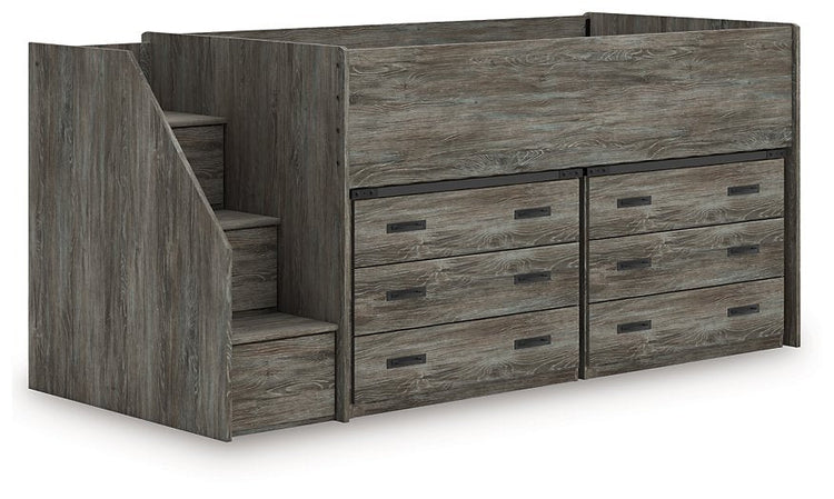 Frandern Loft Bed with Drawer Storage