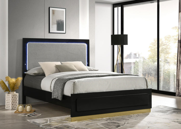 Caraway Panel Bed with LED Lighting