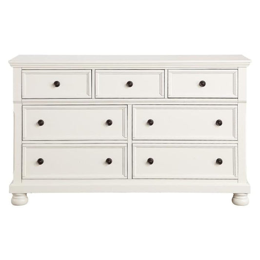 Laurelin 7 Drawer Dresser in White 1714W-5