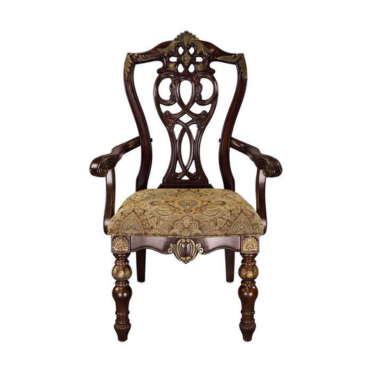Catalonia Arm Chair in Cherry (Set of 2)