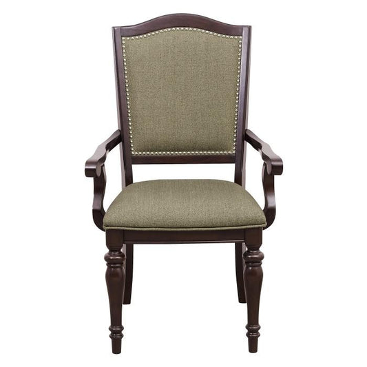 Marston Arm Chair in Dark Cherry (Set of 2)