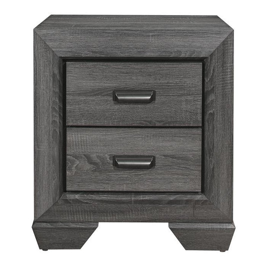 Beechnut 2 Drawer Nightstand in Gray 1904GY-4