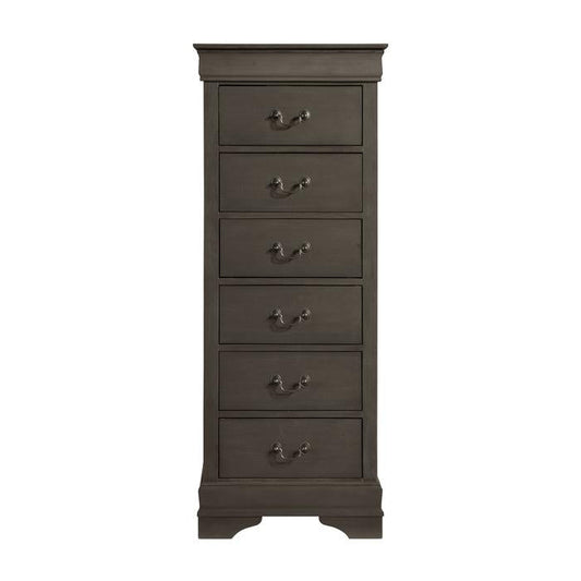 Mayville 6 Drawer Lingerie Chest in Gray 2147SG-12