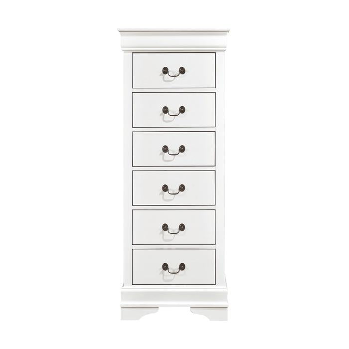 Mayville 6 Drawer Lingerie Chest in White 2147W-12