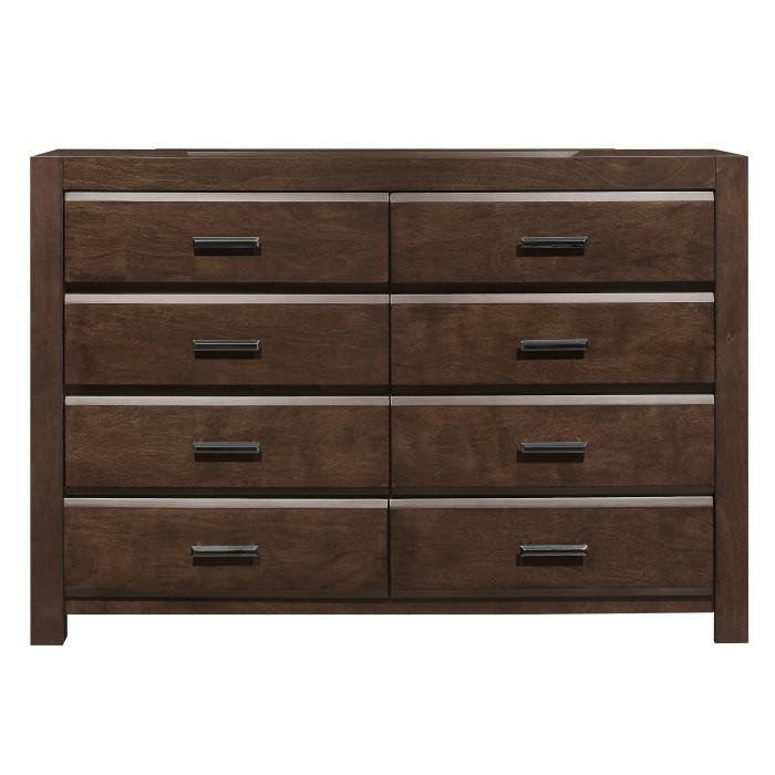 Erwan 8 Drawer Dresser in Dark Walnut 1961-5