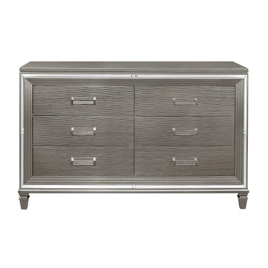 Tamsin Dresser in Silver Grey Metallic 1616-5