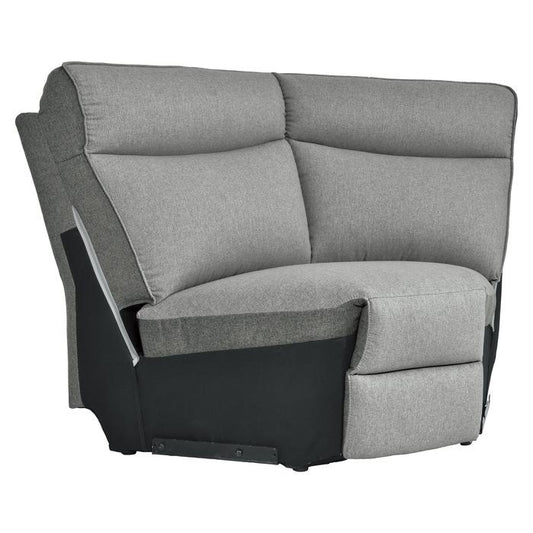 Maroni Corner Seat in Dark Gray/Light Gray 8259-CR