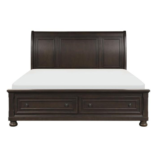 Begonia Queen Platform Bed in Gray 1718GY-1*